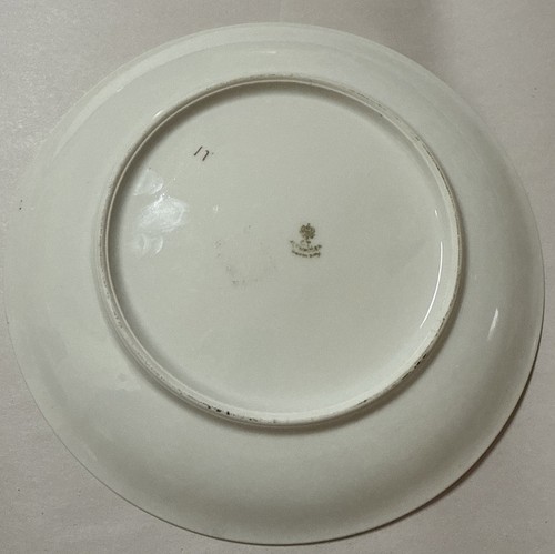 CT Tielsch Altwasser Silesia 8-1/4” Plate Hand Painted Fruit - Picture 3 of 4