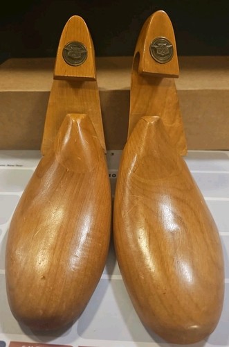 Vintage Florsheim Schuhspanner aus Holz Größe 11A Holzform Schuhspanner Hochscheibe - Bild 9 von 9