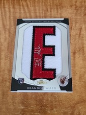 2010 Topps Finest /284 Brandon Allen (Letter E) #151 Autograph Relic Rookie $$$