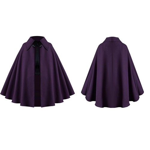 Halloween Cosplay Medieval Capa Capa Unisex Escenario Disfraz Capa Accesorios - Imagen 22 de 35