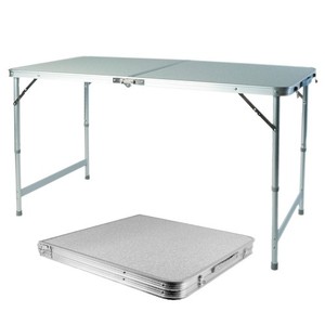 Linder Camping Klapptisch aus Aluminium mit Tragegriff 120x60x70 cm (51020852)