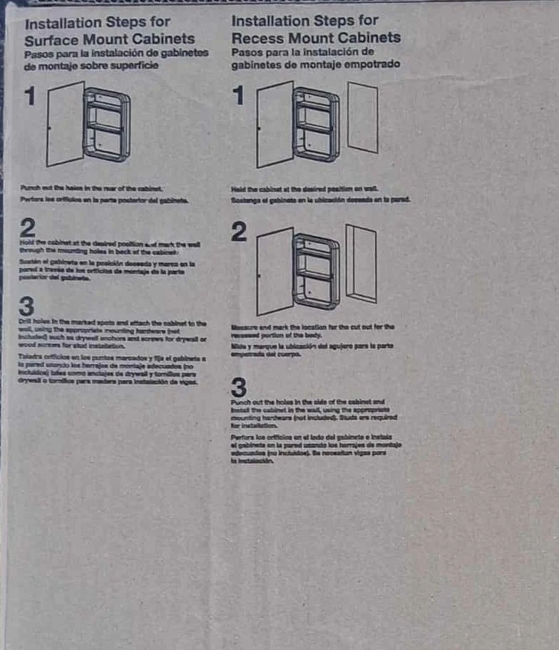 Zenith Products MP109 Frameless Medicine Cabinet, 16" x 20" x 4" NEW - Image 3 of 4