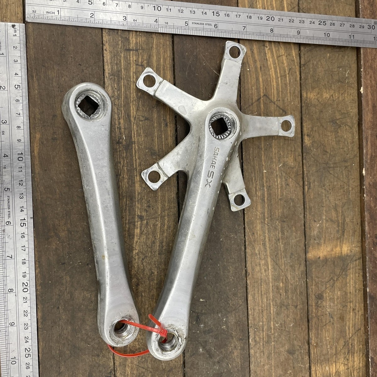 Vintage Sakae SX SR 170mm Crankset 130 BCD Square Taper Japan Road