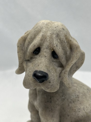 Vintage Quarry Critters 2001 PeeWee Hound Dog Puppy Second Nature Design 4" Tall - Picture 2 of 8