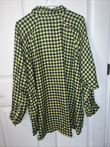 BDG Urban Outfitters Top Damen Lg Oversized Brendan kariert Flanell Dolman Knopf - Bild 2 von 9
