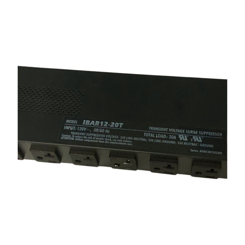Tripp Lite IBAR12-20T Surge Protector Power Strip Rackmount 12 Outlet 20A Isobar - Picture 6 of 7