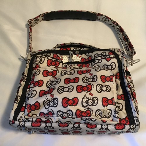 JuJube Hello Kitty Bolso de Pañales Peek A Bow Mochila Convertible Bolso de Hombro - Imagen 6 de 9