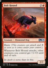 X 1 Bolt Hound NM 131 Core Set 2021 MTG Magic The Gathering