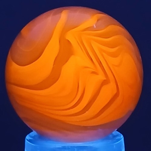 Mármol remolino reactivo UV St. Mary's de colección 0,69 pulgadas casi como nuevo - Imagen 8 de 24