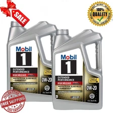 2 Pack Mobil 1 Extended Performance High Mileage Full Synthetic Motor Oil 0W-20
