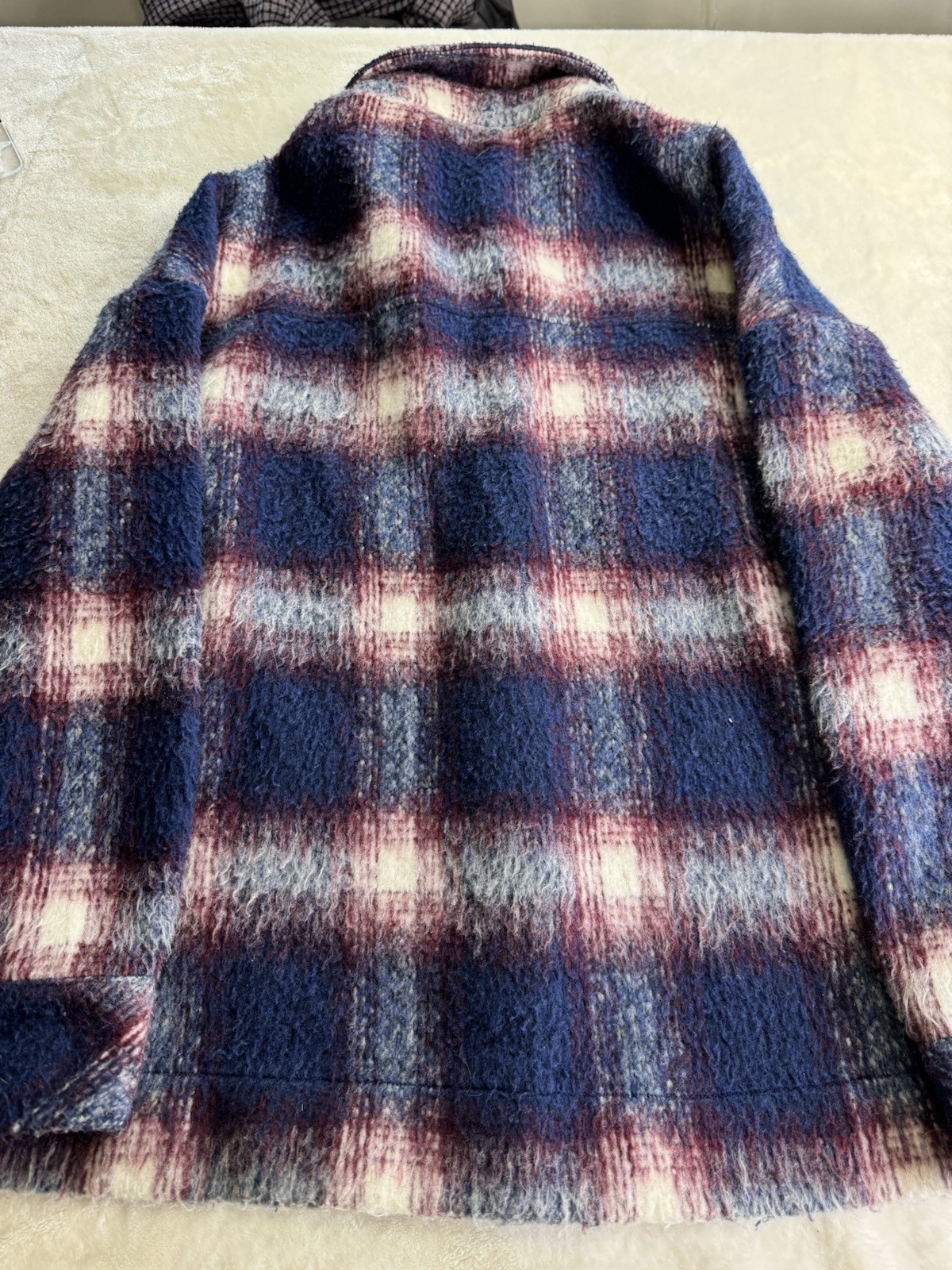 Willow + Root Shacket Size Medium Flannel Blue Ma… - image 4