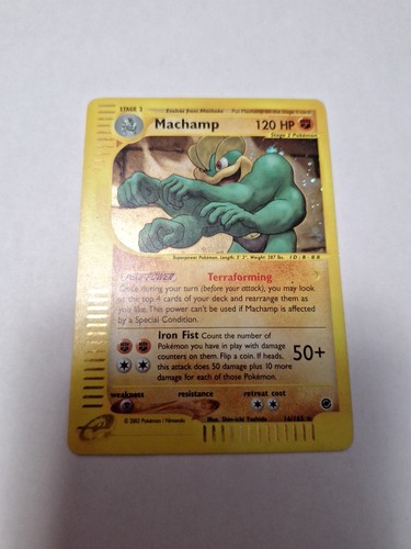 Pokemon Machamp Holo Rara Spedizione 16/165 2002  - Foto 1 di 8