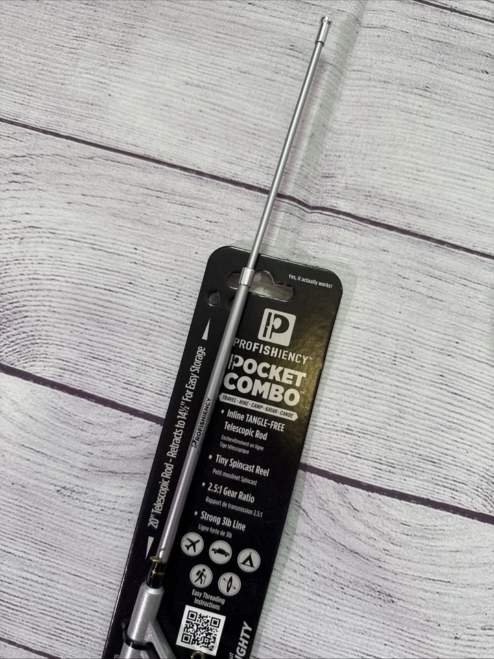 ProFISHiency Pocket Combo Tiny Spincast Fishing Reel Rod - NEW - Image 4 of 4