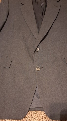 Vintage Levis Strauss Business Class Suit Mens Gray 44R - Picture 6 of 14