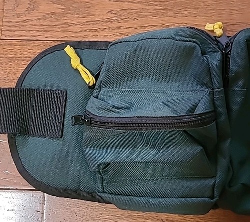 Plano Tackle Systems Waist Bag Pack Fishing Camping Adjustable Green Pockets - Picture 3 of 10