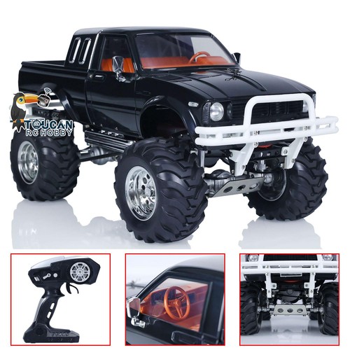 1/10 Scale HG P407 4WD RC Rock Crawler Pickup Model RTR Off Road Car Black Ver - Picture 1 of 12
