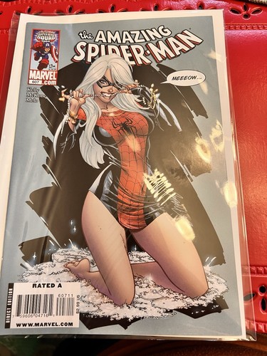 The Amazing Spider-Man #607 2009 J. Scott Campbell Black Cat