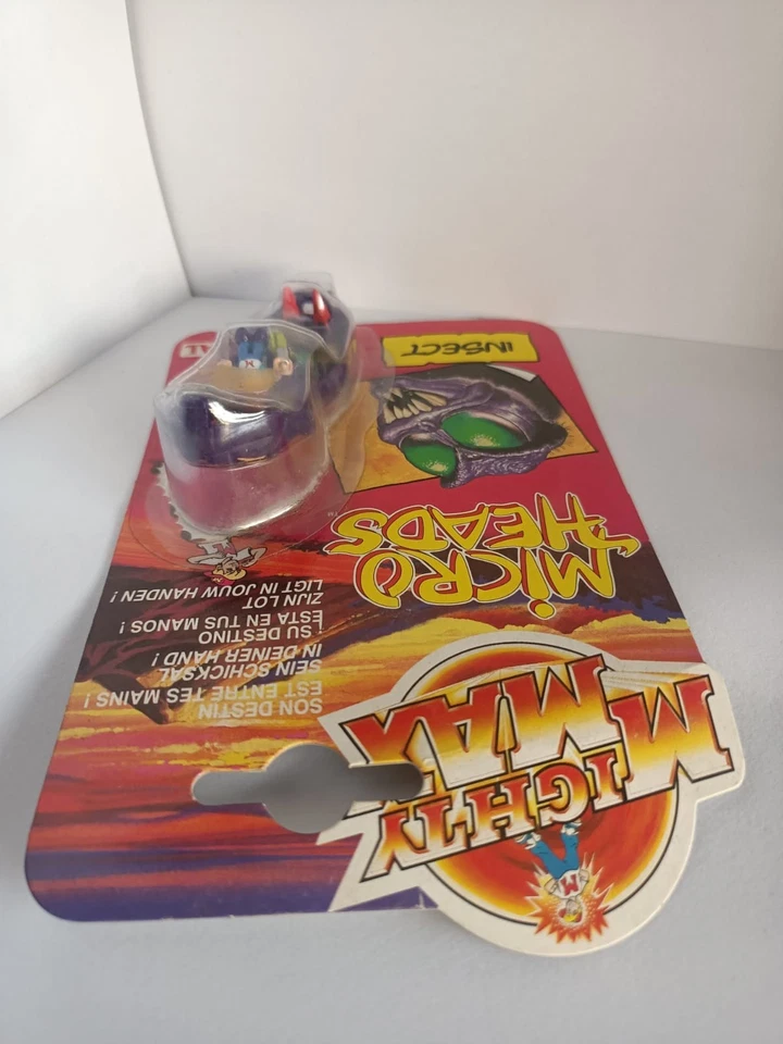 Mighty Max Micro Heads INSECT 1993 OVP Bluebird Toys Retro Rarität MOC - Bild 4 von 4