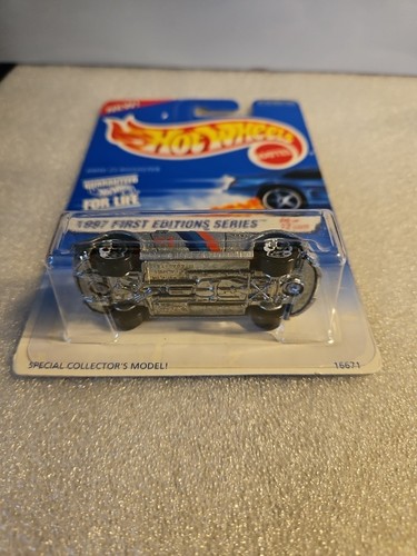 Hot Wheel BMW Z3 Roadster #518 1997 First Editions #6/12 Silver Malaysia - Picture 3 of 8