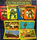 1990 Topps Ireland Teenage Mutant HERO Turtles Base Trading Card You-Pick-1