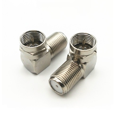 Cable TV Connector F Male To F Female Replacement Zinc Alloy 5/10/20 Pcs - Zdjęcie 7 z 20