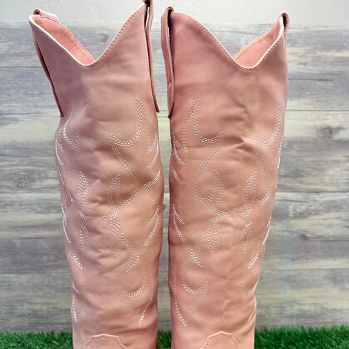 Billini Women - Size 6 - Rose Tall Shaft Faux Leather Cowboy Boots - Picture 2 of 12