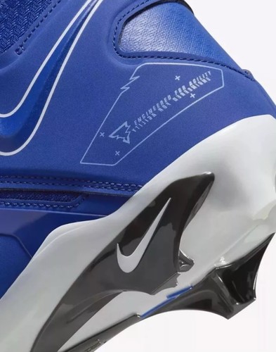 Nike Alpha Menace Pro 3 Football Cleats Size CT6649-414 Game Royal Blue - Picture 5 of 5