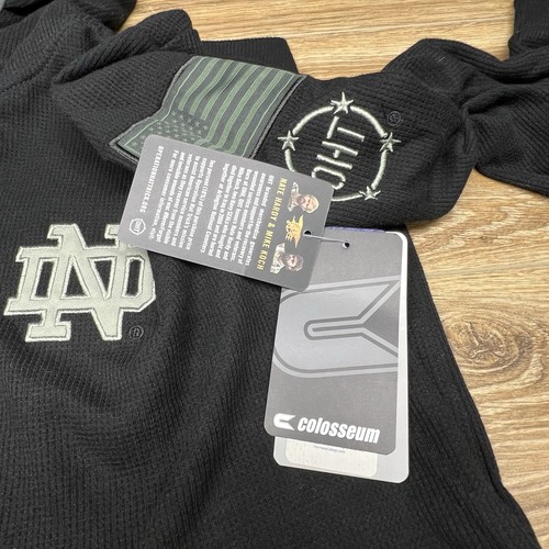 NWT Notre Dame Colosseum Full Zip Fighting Irish Pullover Men’s Large OHT - Picture 7 of 16