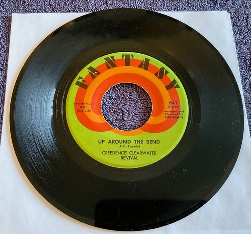 Creedence Clearwater 1970 Fantasy 45rpm "Run Through The Jungle" cLEAn HoLlYwOoD - Picture 7 of 8