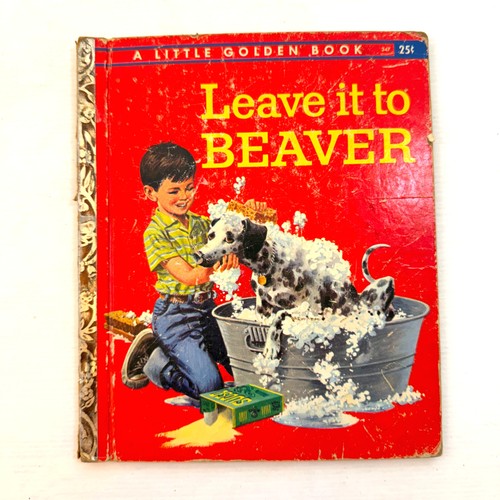 Leave It to Beaver Little Golden Book #347 Vintage TV Tie-In 25¢ 1959 - Imagen 1 de 7
