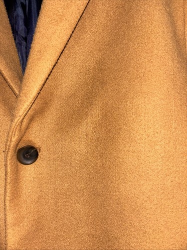 Mustard brown wool Coat Large Men’s Old Navy - Picture 2 of 7