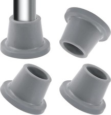 Heavy Duty Shower Chair Leg Caps 4 Pack - Replacement Rubber Feet for Bath Seat,