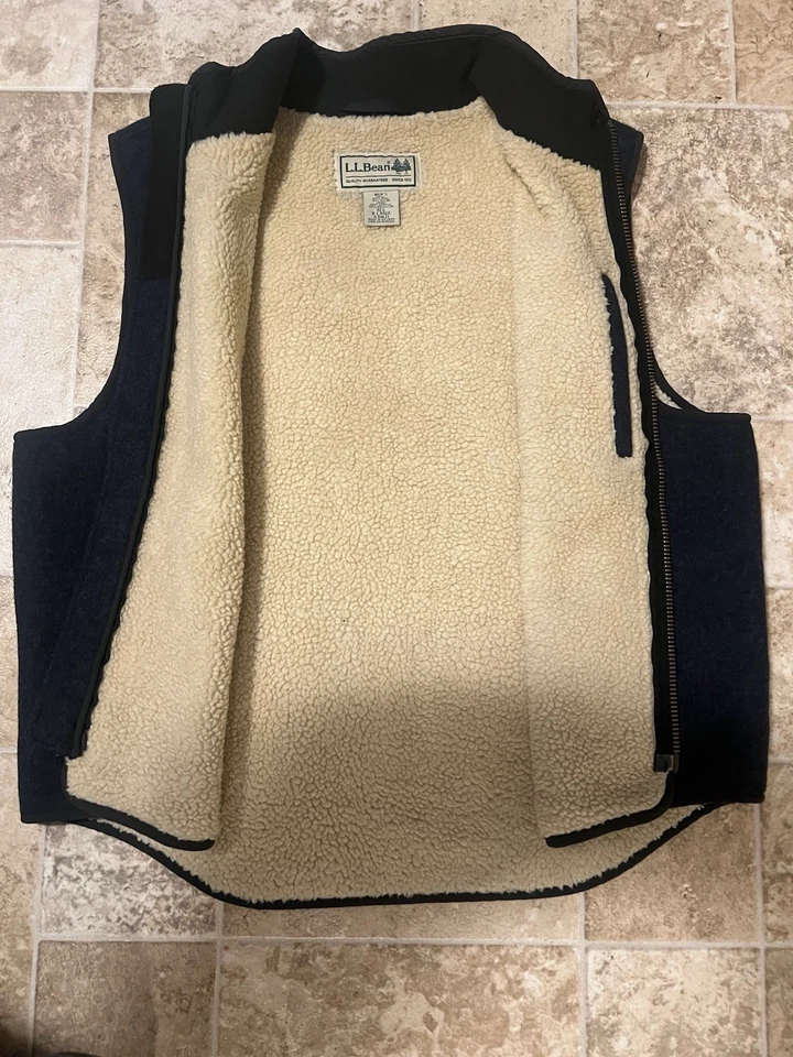Мужской шерстяной жилет Xl L Bean - Изображение 4 из 4