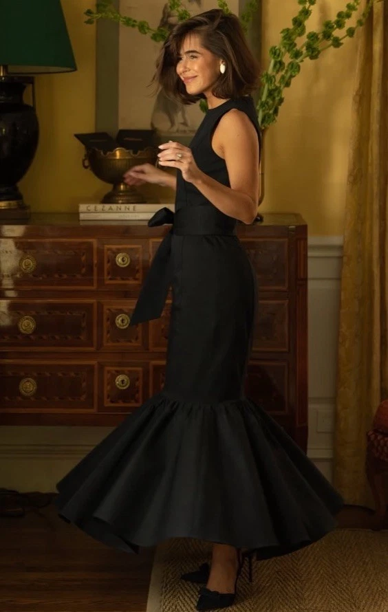 sequin lace maxi dress Black Sequin Lace Ruffle Dress – Jennafer Grace main image 0