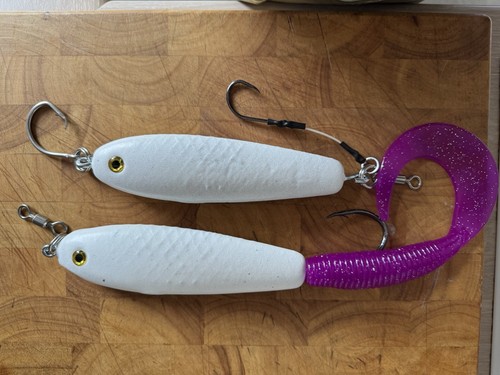 NORWAY BIG DADDY COD LURE 1000g HEAVY DUTY LURE, 14/0 Hook , BIGGEST ON EBAY - Picture 5 of 7
