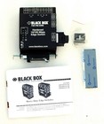 NOS BLACK BOX LBH240A-HD-SC-24 HEAVY DUTY EDGE SWITCH HARDENED 10/100 MBPS
