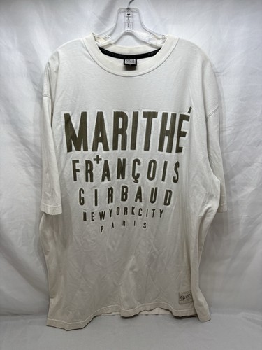 T-shirt Marithe + Francois Girbaud XLarge vintage Y2K streetwear hip hop grunge - Foto 1 di 9