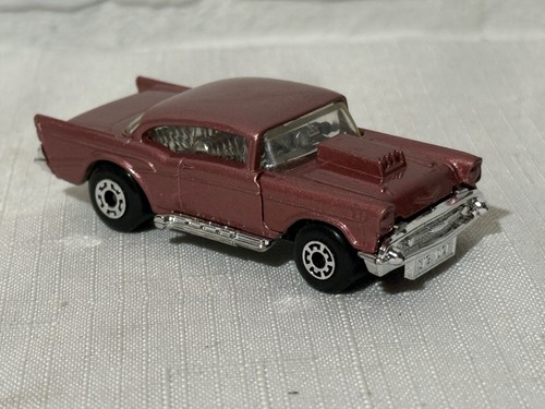 Matchbox Superfast Lesney #4 1957 Chevy Pink Minty Original Box 1979 - Picture 5 of 22