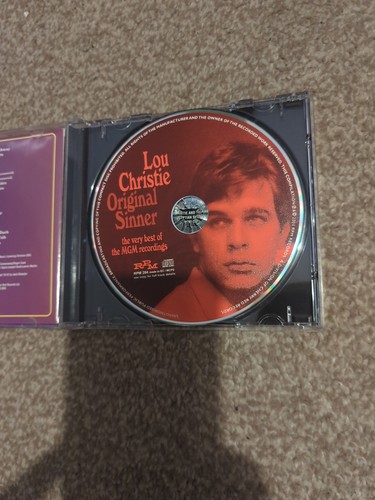 Original Sinner by Lou Christie (Cd, 2004, RPM) RPM284 Rare OOP Very Best Of MGM - Picture 4 of 5