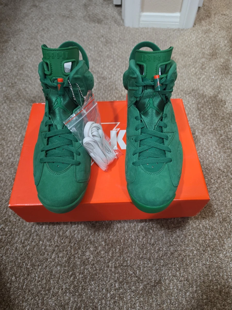 Jordan 6 Retro Green Suede Gatorade | eBay