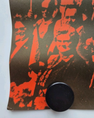 Plakat 1. Mai Kampftag Fahnen Arbeiter Pohl/Grassmann DEWAG 1968 Original DDR A1 - Bild 3 von 7
