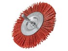 Faithfull Nylon Circular Brush 100mm x 6mm Shank FAIWBN100C