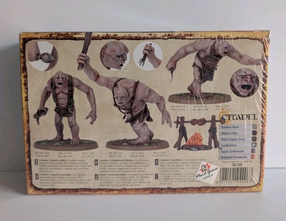 The Trolls Hobbit Strategy Battle Game LOTR MESBG Games Workshop Citadel 32-05 - image 2 of 4