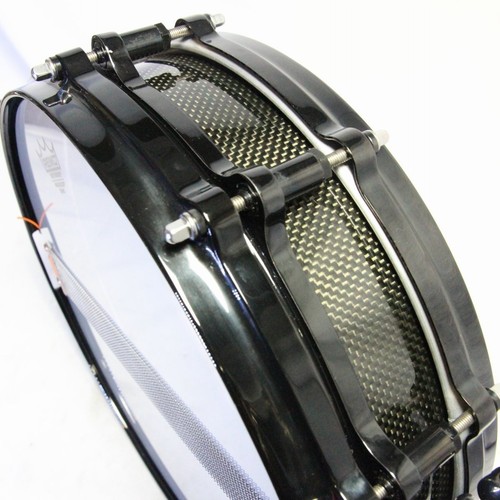 Pearl FCM1435/B 14x3.5 Carbonply Maple Free Floating Piccolo Snare Drum New - Picture 2 of 9