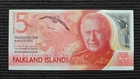 FALKLAND ISLANDS £5 Pounds 2025 UNC Polymer Banknote