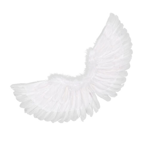 Angel Feather Wings Cosplay Christmas Fairy Fancy Dress Costume Event Kid Adults - Picture 12 of 33