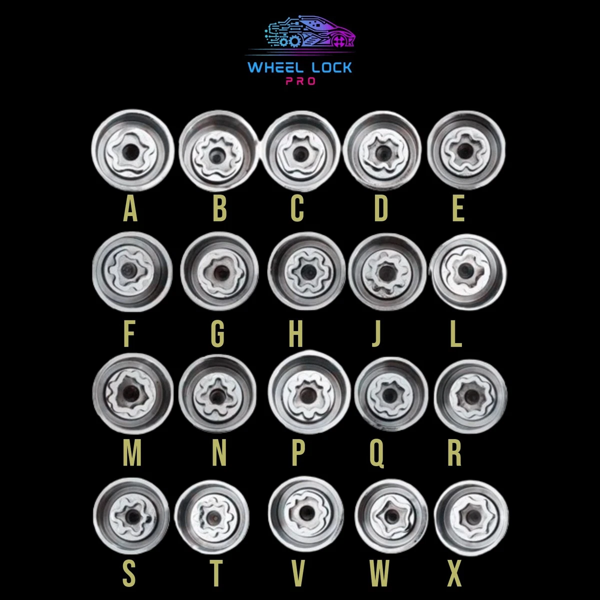 Audi New Locking Wheel Nut Key Bolt Letter J 809 Fast and Free