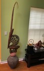 Large 59” Tall African Wood Chiwara Antelope Headdress Bamana Mali Art Sculpture