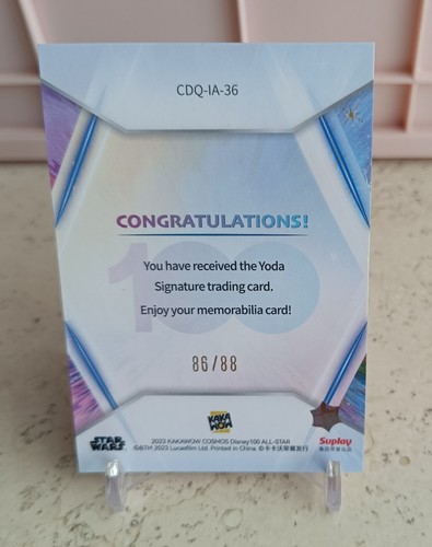 YODA 2023 Kakawow Cosmos Signature card 86/88 - Bild 2 von 2