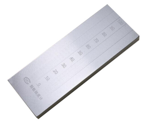 Double Groove Grindometer Fineness Meter Grind Gauge Stainless Steel Scraper - Picture 3 of 10